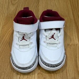 Jordan Spizike Low Red/White Toddler Sneakers (Size 9)